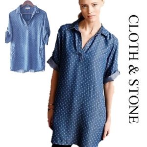 CLOTH & STONE (Anthro) | Chambray tunic